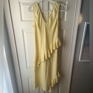 Yellow maxi dress